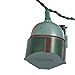 STAR WARS Kurt Adler 10-Light Boba Fett Helmet Light Set