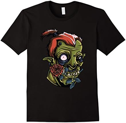 Men's Monster Troll T-Shirt Small Black