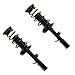 Rear Struts Complete Rear Strut Spring Assembly Compatible with 1993-2001 Geo Prizm 1993-2002 Toyota Corolla Shock Absorbers 171953 171954 SR4066 15052
