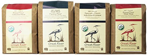 Great river organic milling baker s gift set, 4 pack, 5…