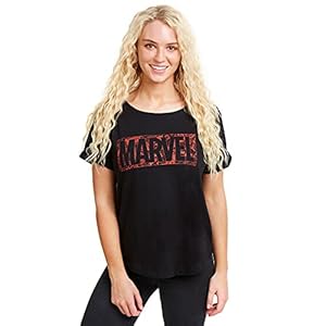 Marvel Comic Logo dames T-Shirt