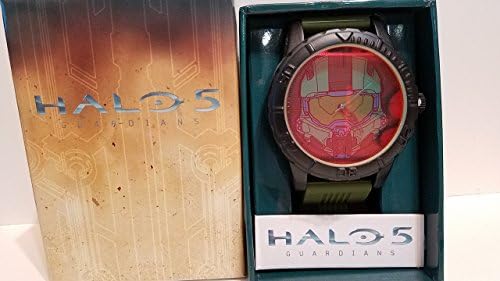 HALO REACH Round Metal Watch Leatherband