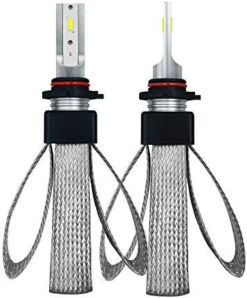Dieselautozone 9005 HB3 Led Headlight Bulbs – 60W 9600Lm 12V Car Led Lamp 6000K Brightest Copper Cooling Led Lights Conversion Kit 1 Year Warranty (2 Pcs)