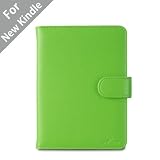 Acase(TM) Leather Case for Kindle PaperWhite and Kindle Touch Wi-Fi / 3G (Green)