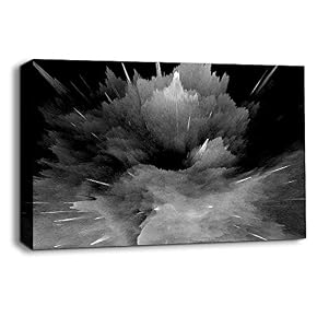 wall26 Canvas Wall Art Black and White Energy...