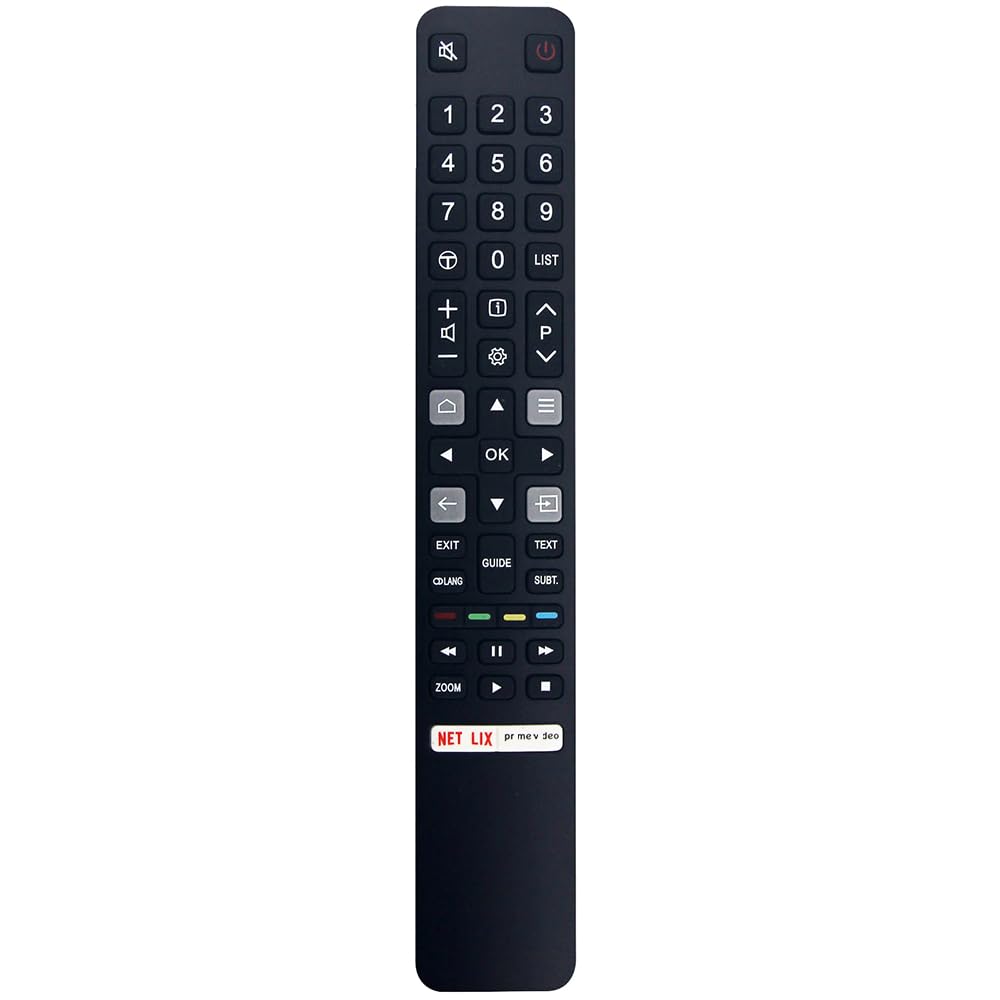 RC802NU YUI1 Remote Control Replacement for TCL TV 55C735K 65C735K 75C735K 85C735K 98C735K 65C835K 55C835K 75C935K 65C935K 40S5200K 32S5200K