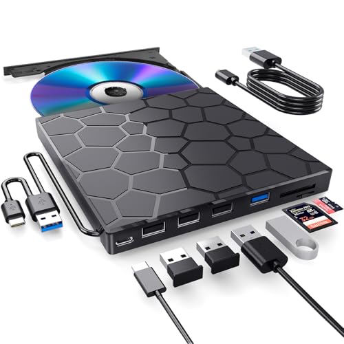 BPAKDU 8-in-1 External DVD Drive