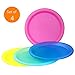 Imperial Home Plastic Plates, Outdoor Plate Set, Party Supplies, Reusable Picnic or Camping Plates, Use for Dinner, Salad Dishes, Snack or Lunch, Safe, BPA Free Colorful Dinnerware Set of 4 (10 inch)