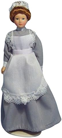 Dolls Houses - Figures - DP131 - Maid in Grey Dress Figure by STREETS AHEAD
