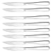 Hommp 8-Piece Stainless Steel Steak Knives for Chefs Commercial Kitchen