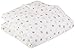 Amazon Brand – Pinzon Cotton Flannel Duvet Cover - Full or Queen, Falling Snowflake Merlot