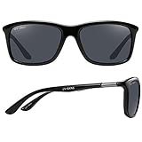 UV-BANS Unisex Polarized Sunglasses,80's Retro Designer Square Frame,TAC UV400 Glasses ,Christmas Gift idea for Men Women
