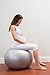 CalCore Exercise Ball Chair from Professional Strength Antiburst Ball with Hand Pump for Office, Yoga, Stability and Fitness
