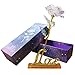 LOUJLU Gold Foil Rose Artificial Forever Flowers with Love Shaped Base Unique Gift for | Mother’s Day | Valentine's Day | Anniversary | Birthday | Wedding | with Exquisite Box Pack（Colorful）