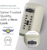 KeySafe Key Safe C500 Pro – Mechanical Wall Mounted Outdoor Safe Box view 5