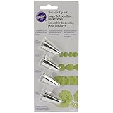 Wilton 418-4567 4-Piece Borders Tip Set