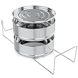 Instant Pot Accessories – Stackable Stainless Steel Pressure Slow Cooker Steamer Insert Pans – 6 or 8 Quart – Insta Pot in Pot – Instapot Ultra