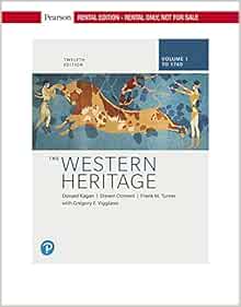 Western Heritage,V.I:To 1740