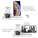 Wireless Charger, 3 in 1 Wireless Charging Station for A pple Watch and i Phone Air pods, Wireless Charging Stand Compatible for A pple i Phone X/XS/XR/Xs Max/A pple Watch Series