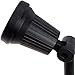 Paradise GL22724 Low Voltage Cast Aluminum 20W Spotlight (Black, 6 Pack)