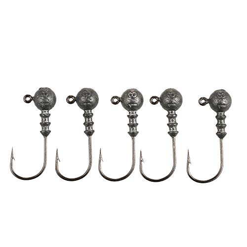 Qiming Angelrute Angelrolle Angelrute Soft Worm Lure Angelköder Set Jig Hooks Kurbelhaken Angelköder Box Lange… – Bild 4