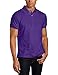 Lee Uniforms Men's Modern Fit Short Sleeve Polo Shirt, Purple, Large