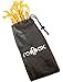 Raqpak Tent Stakes Aluminum Pegs 10 Pack with Pouch (Yellow, 7.5 Inches)