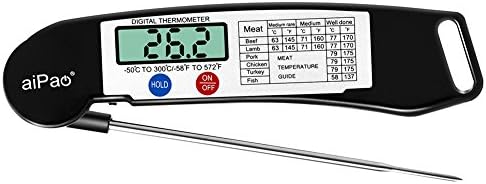 AIPAO Digital Meat Thermometer Super Fast Instant Read Thermometer Grill Thermometer for Cooking, BBQ, Kitchen Temperature