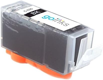 Go Inks C-525Bk Compatible Black Ink Cartridge to repalce Canon PGI-525Bk for use with Canon PIXMA Printers (Pack of 1)