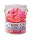 36 Pieces Classic Rubber Duck Bath Toys - No Holes BPA Free Floating Duckies for Boys Baby Shower, Party Favors, Kids Gifts (Pink)