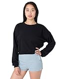 American Apparel Women California Fleece Cropped Sweatshirt