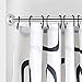 Shower Curtain Rod - 47-92 Inch Shower Rod Non-Slip Tension Curtain Rod No Drilling Stainless Steel Tension Rod for Shower Curtain Never Collapse