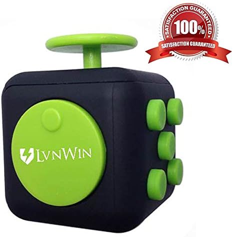 LvnWin Fidget Cube Dice Toy Stress Reducer Helps Focusing Relax Anti-Anxiety Boredom For ADD, ADHD, EDC, Kids and Autism Adult Children (#3)