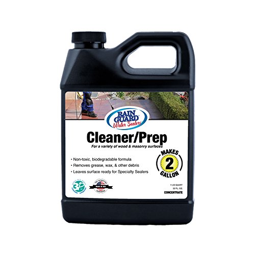 Click Here to See More Images Rainguard International SP-1003 32 oz. Concentrate (Makes 2 gal) Cleaner/Prep for Wood and Masonry Surfaces, Clear, Pail