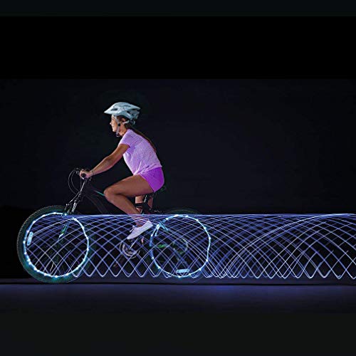TINANA Bike Wheel Lights, LED Waterproof 7 Colors in 1 Bicycle Light 13 Kinds Changes LED Bicycle Rim Tire Lights for Mountain Bike/Road Bikes/BMX Bike/Hybrid Bike/Folding Bike - Thumbnail 3
