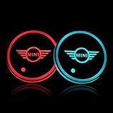 Auto Sport 2PCS LED Cup Holder Mat Pad Coaster with USB Rechargeable Interior Decoration Light Fit Mini Accessories