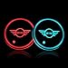 Auto Sport 2PCS LED Cup Holder Mat Pad Coaster with USB Rechargeable Interior Decoration Light Fit Mini Accessories