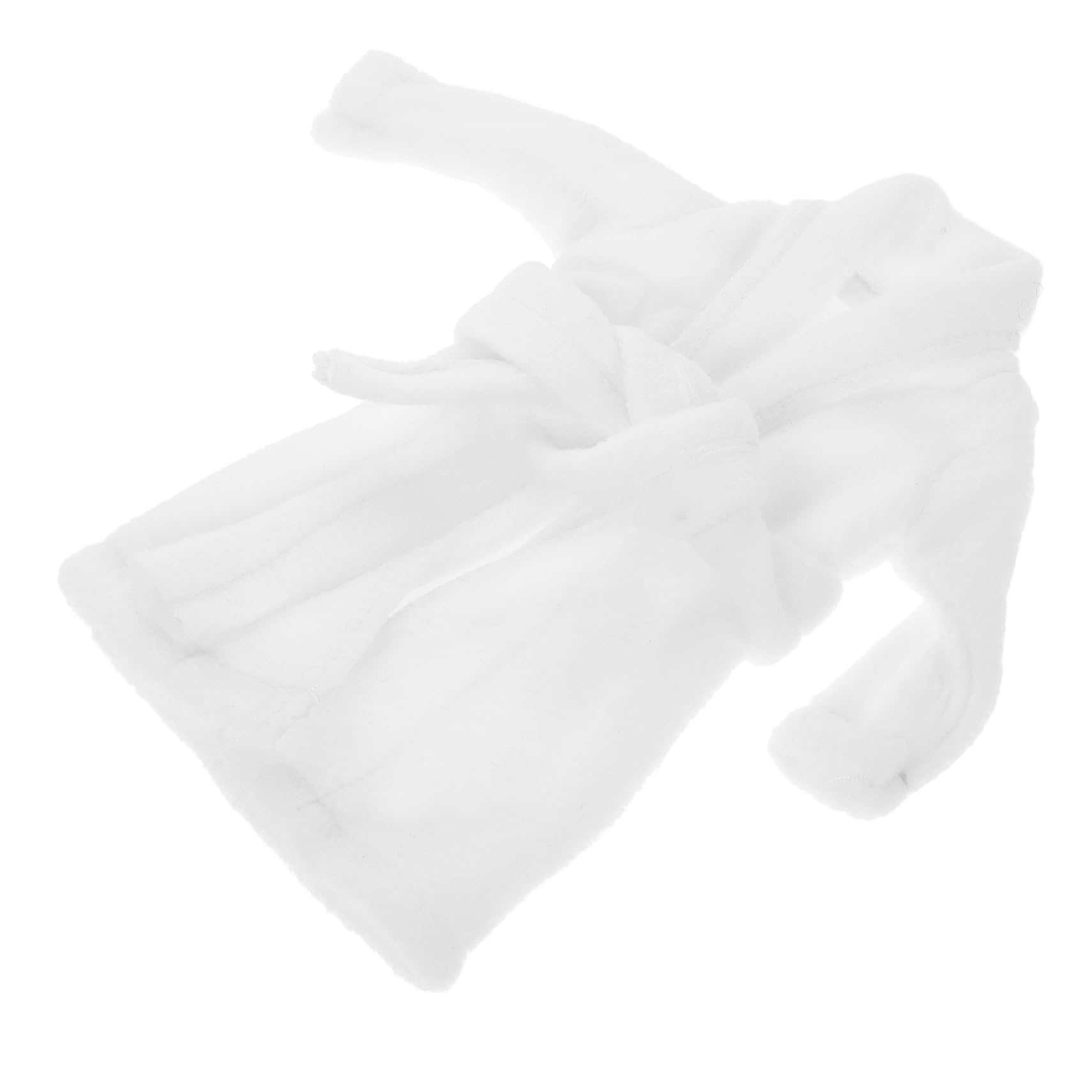 Toyvian Mini Doll Robe - White Bathrobe & Dressing Gown Accessory Dolls House Bathroom Set Miniature Dolls House Accessories Doll Clothing Accessories Doll Outfits