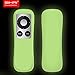 SIKAI Protective Case for Apple TV 2 3 Remote Shockproof Silicone Cover for Apple TV Remote Skin-Friendly Anti-Slip Washable Anti-Lost Multi-Colors with Remote Loop (Glow in Dark Green)