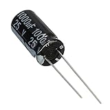 E-Projects B-0002-L08 Radial Electrolytic Capacitor, 1000uF, 25V, 105 C (Pack of 5)