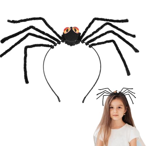 Beavorty Halloween Spider Headband Spider Hair Hoop Headdress Festival Headpiece Halloween Cosplay Costume Accessory for Women Girls at Amazon