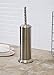 BINO Toilet Brush & Holder with Removable Drip Cup, Brushed Nickel