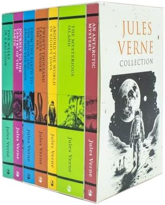 Amazon.com: Jules Verne: Seven Novels (Leatherbound Classics