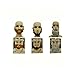 OULII Party Fake Mustaches Funny Beards Whisker Festival Supplies Halloween Costume (Brown)