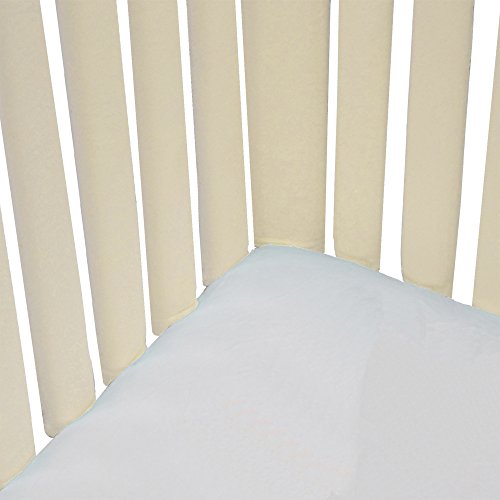 Go Mama Go 24 Piece Pure Safety Vertical Crib Liners, Cream Minky - Thumbnail 2