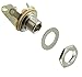 Switchcraft Electric Guitar Output Jack, 11 1/4 Guitar Jack, Audio Jack for Quarter Inch Cable, Nickel Plate Contact, Mono Output Jack