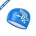 YouYou Comfortable Swimming Caps, Strong Water Resistance, PU Material (Blue)
