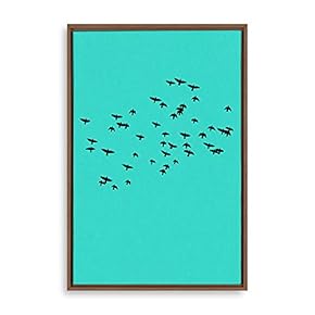 Framed Canvas Wall Art for Living Room, Bedroom Simple Style Theme Canvas Prints for Home Decoration Ready to Hang - 16x24 inches