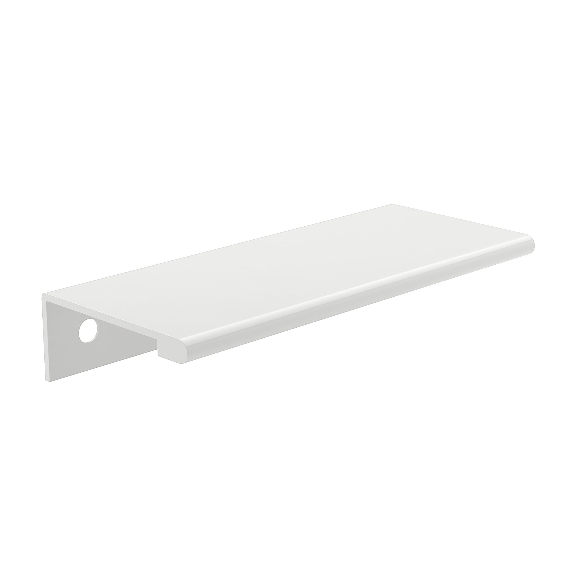 RICHELIEU Hardware - BP98988030 - Contemporary Aluminum Edge Pull - 9898-80 mm - White Finish