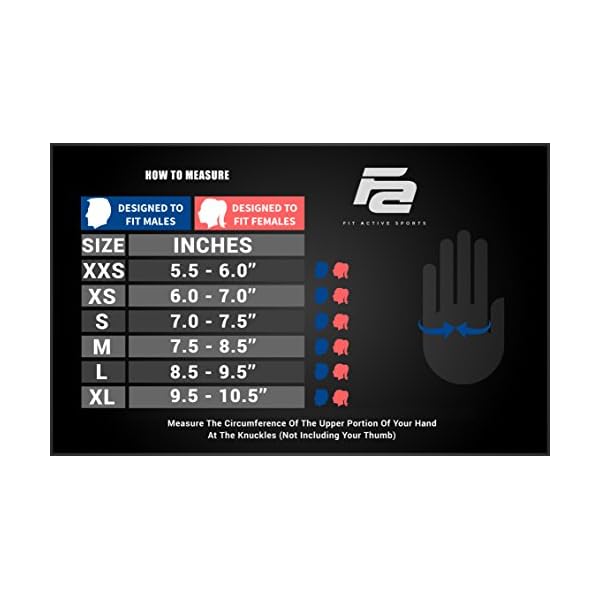 Fit Active Sports New Ventilated Weight Lifting Workout Gloves with Built-in Wrist Wraps for Men and Women - Great for Gym Fitness, Cross Training, Hand Support & Weightlifting. - Image 8